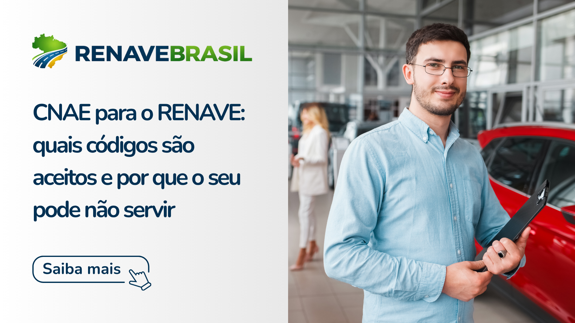 CNAE para o RENAVE: quais códigos são aceitos e por que o seu pode não servir