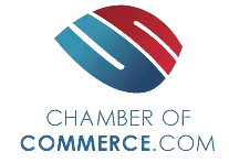 ChamberOfCommerce.com logo with blue and red swoosh above the site name