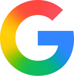Google multicolor “G” logo on a white background