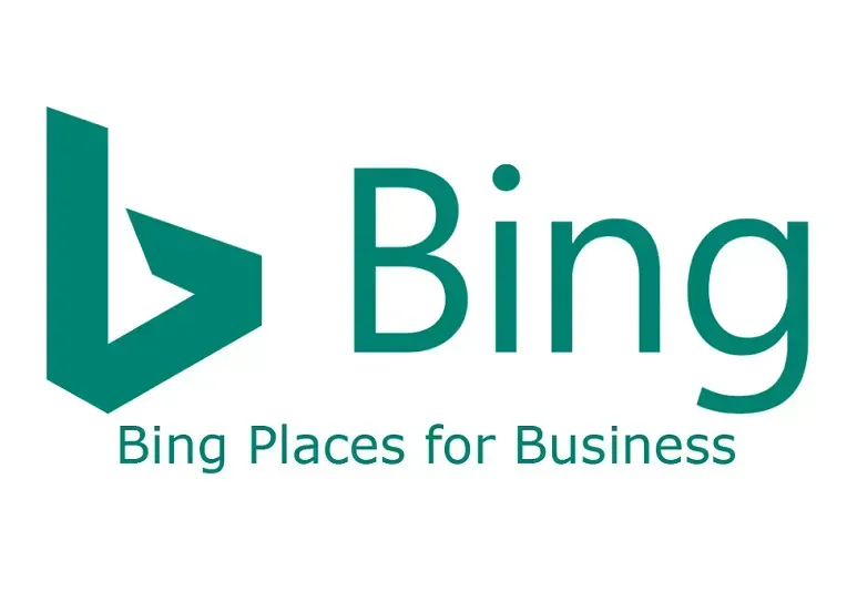 Bing Places for Business logo with teal Bing icon and text