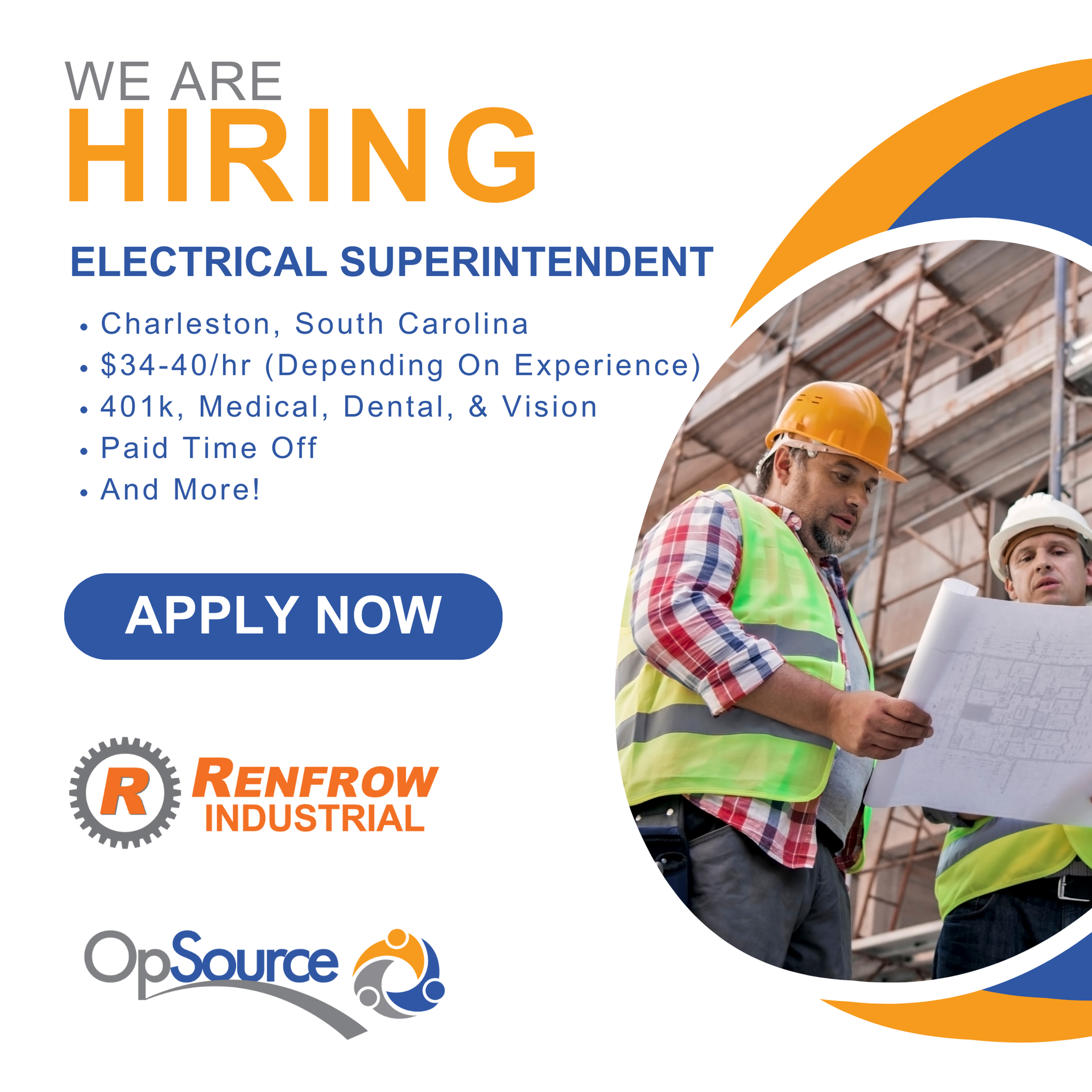 electrical jobs in Charleston, South Carolina