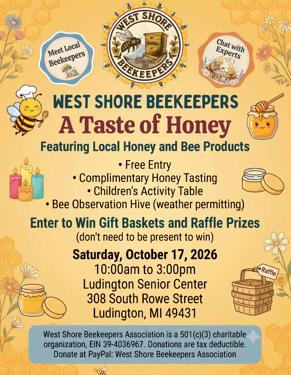 Flyer for Taste of Honey by  West Shore Beekeepers