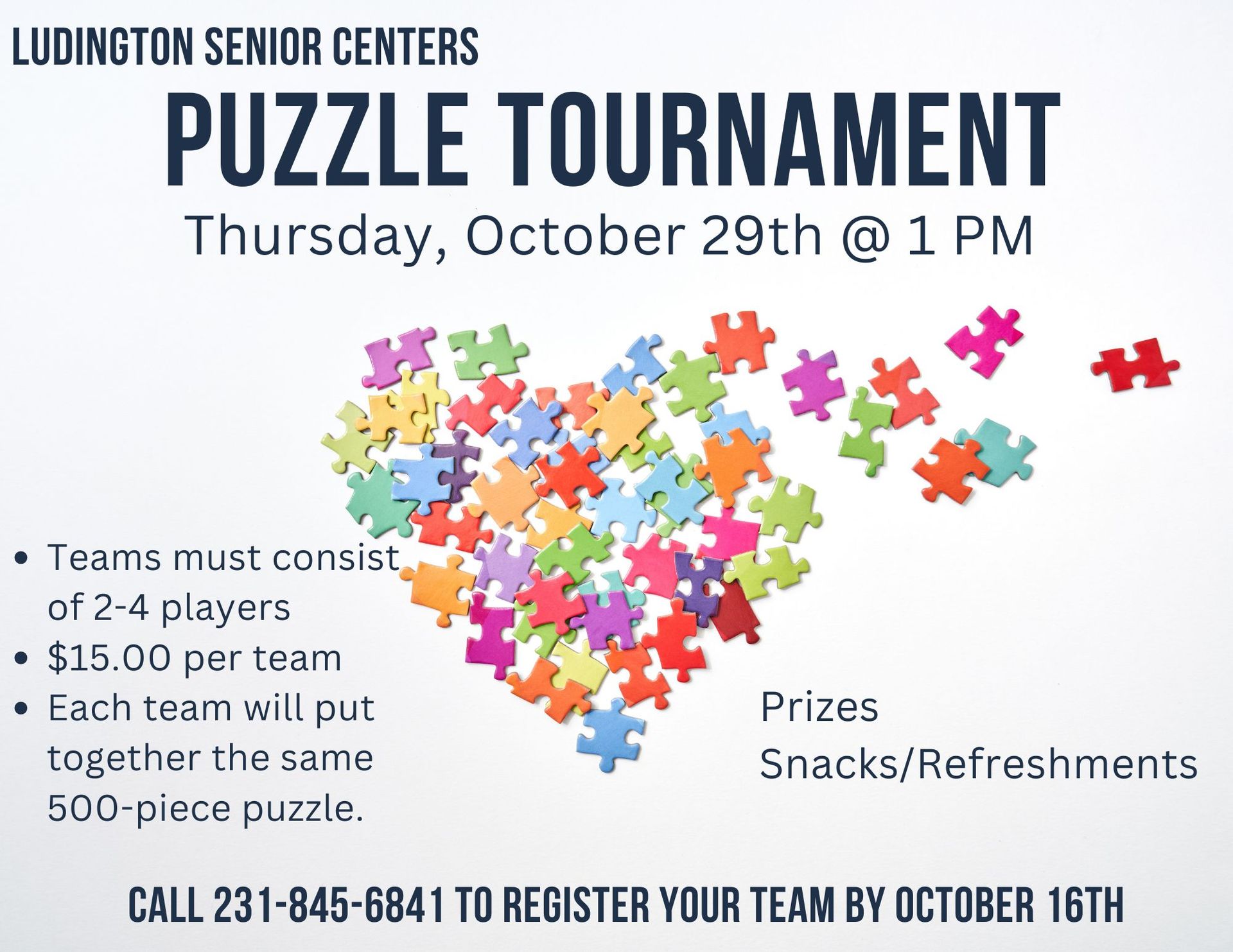 Flyer for Puzzle Tournament