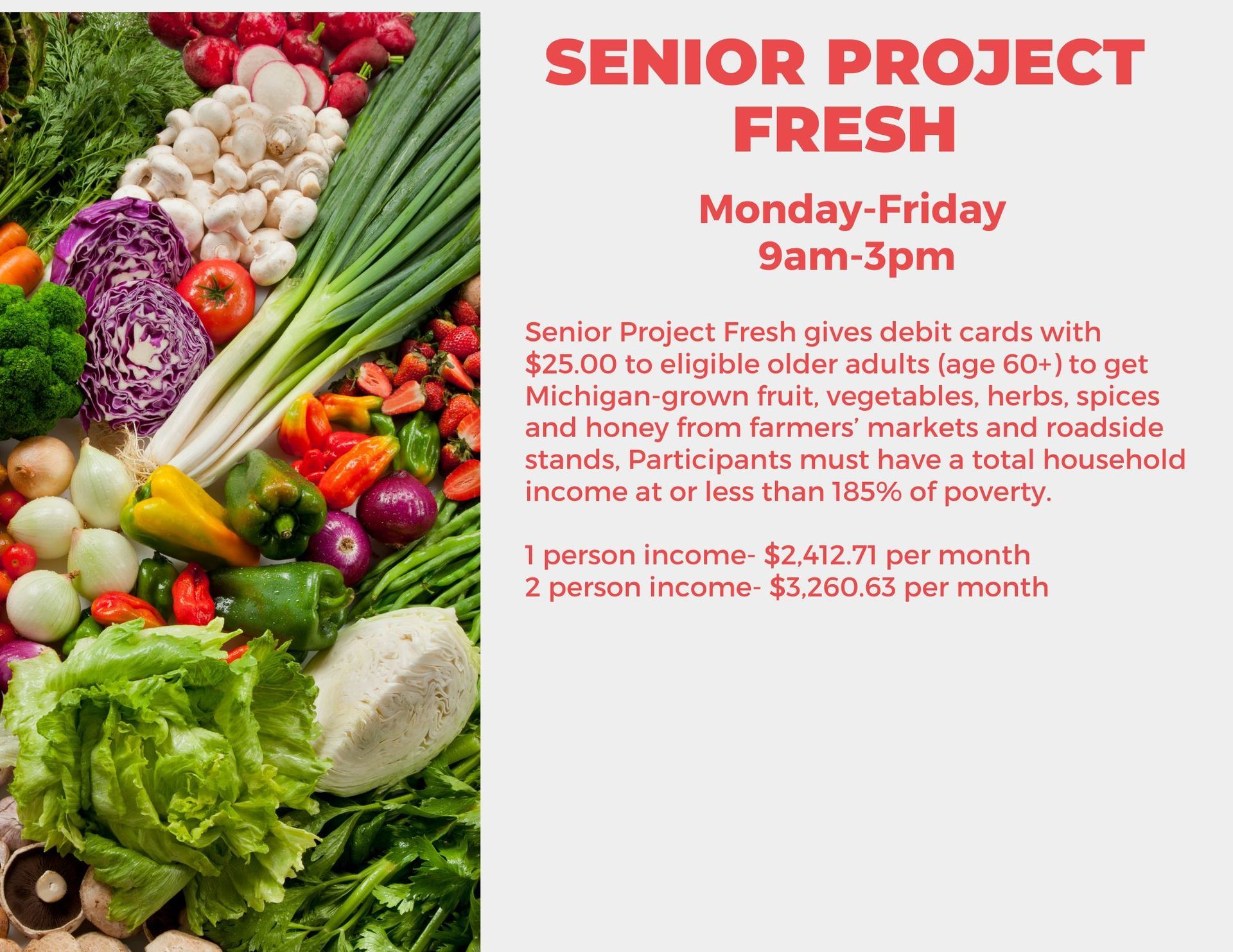 Project Fresh Coupons Flier
