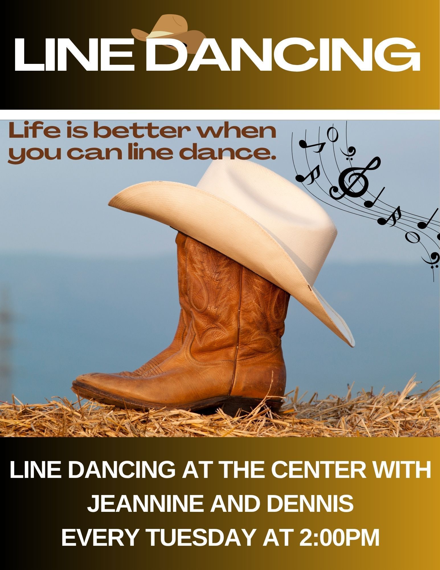 Line Dancing Flier
