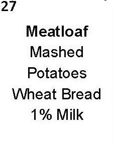 daily menu