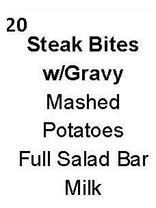 daily menu