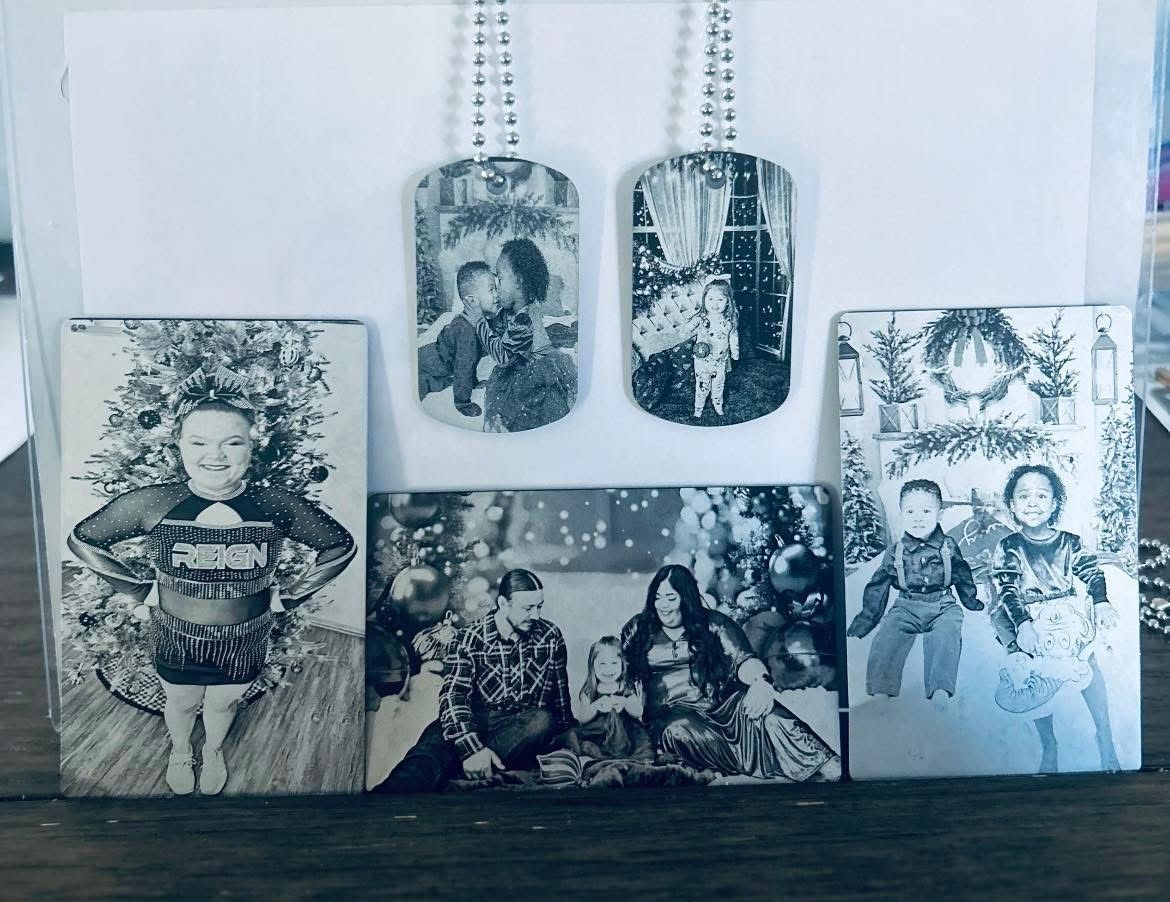 Personalized Photo Engraving Dog Tag Necklace