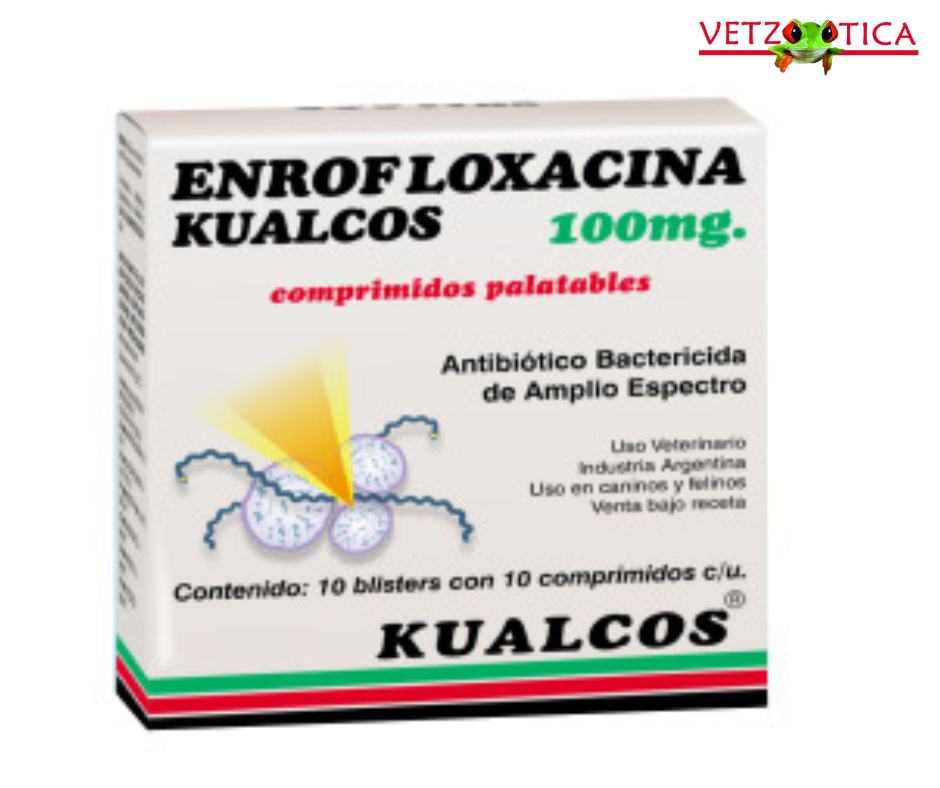 Enrofloxacina Kualcos Comprimidos – 50 mg, 100 mg y 200 mg