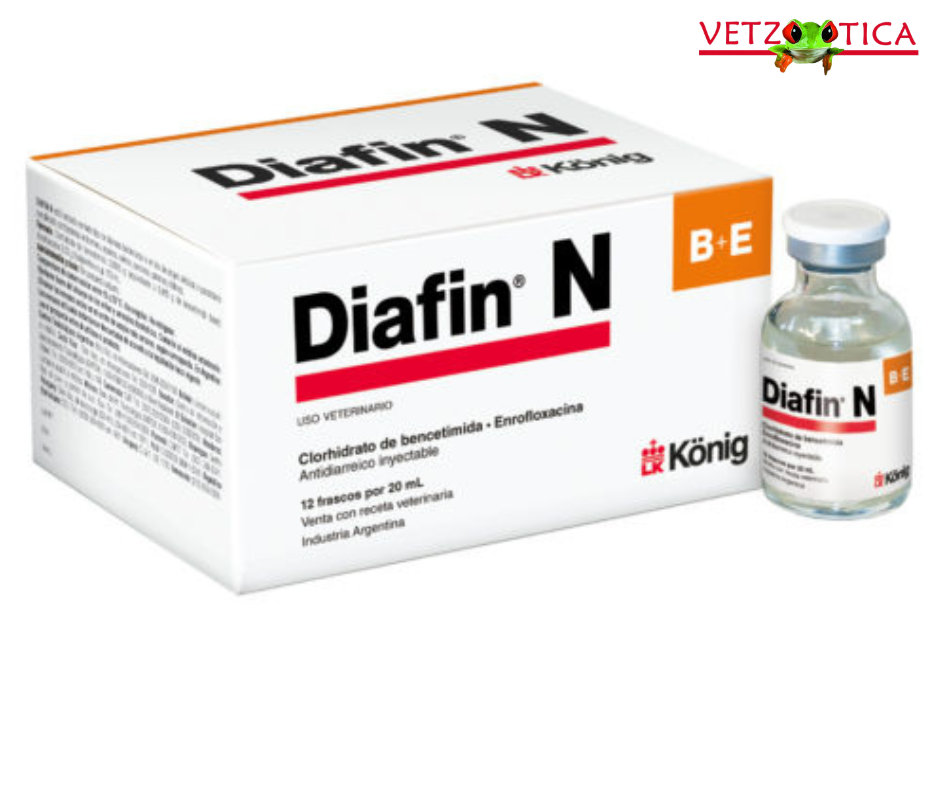 Diafin N® – Antibiótico y Antidiarreico Inyectable