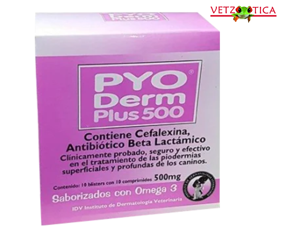 Pyoderm Plus Comprimidos – 125 mg, 500 mg y 1000 mg x blister