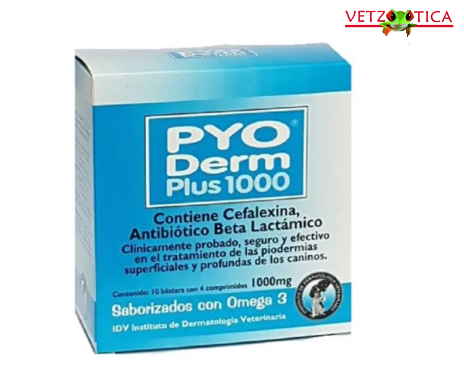 Pyoderm Plus Comprimidos – 125 mg, 500 mg y 1000 mg x blister