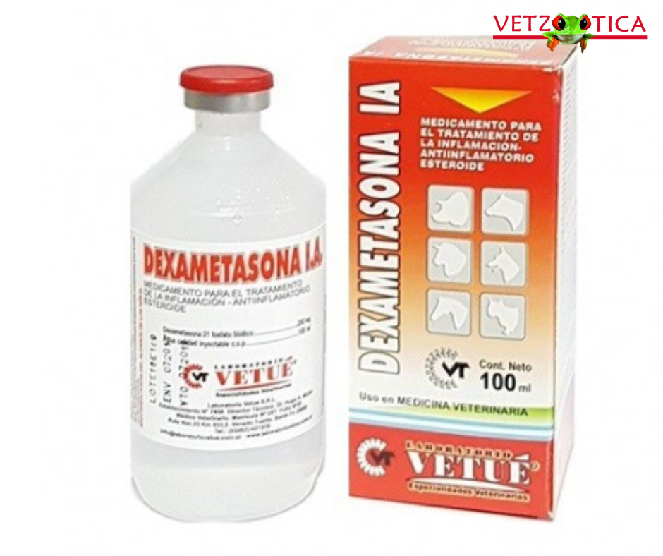 Dexametasona I.A. Vetué® – Antiinflamatorio Corticoide Inyectable