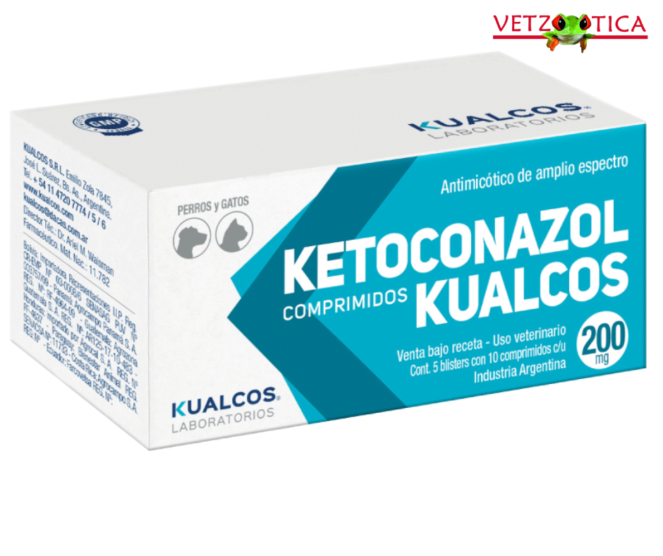 Ketoconazol Kualcos 200 mg Blister x 10 Comprimidos