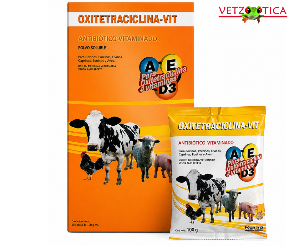 SOBRE OXITETRACICLINA - VIT 100 GR