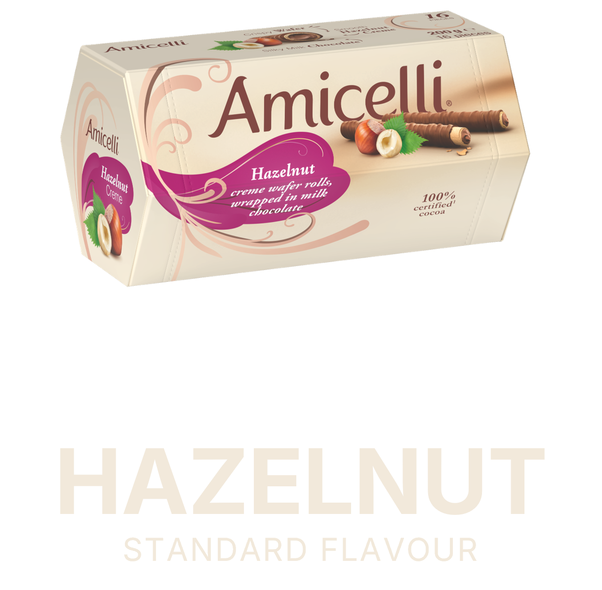 Amicelli Hazelnut standard flavour
