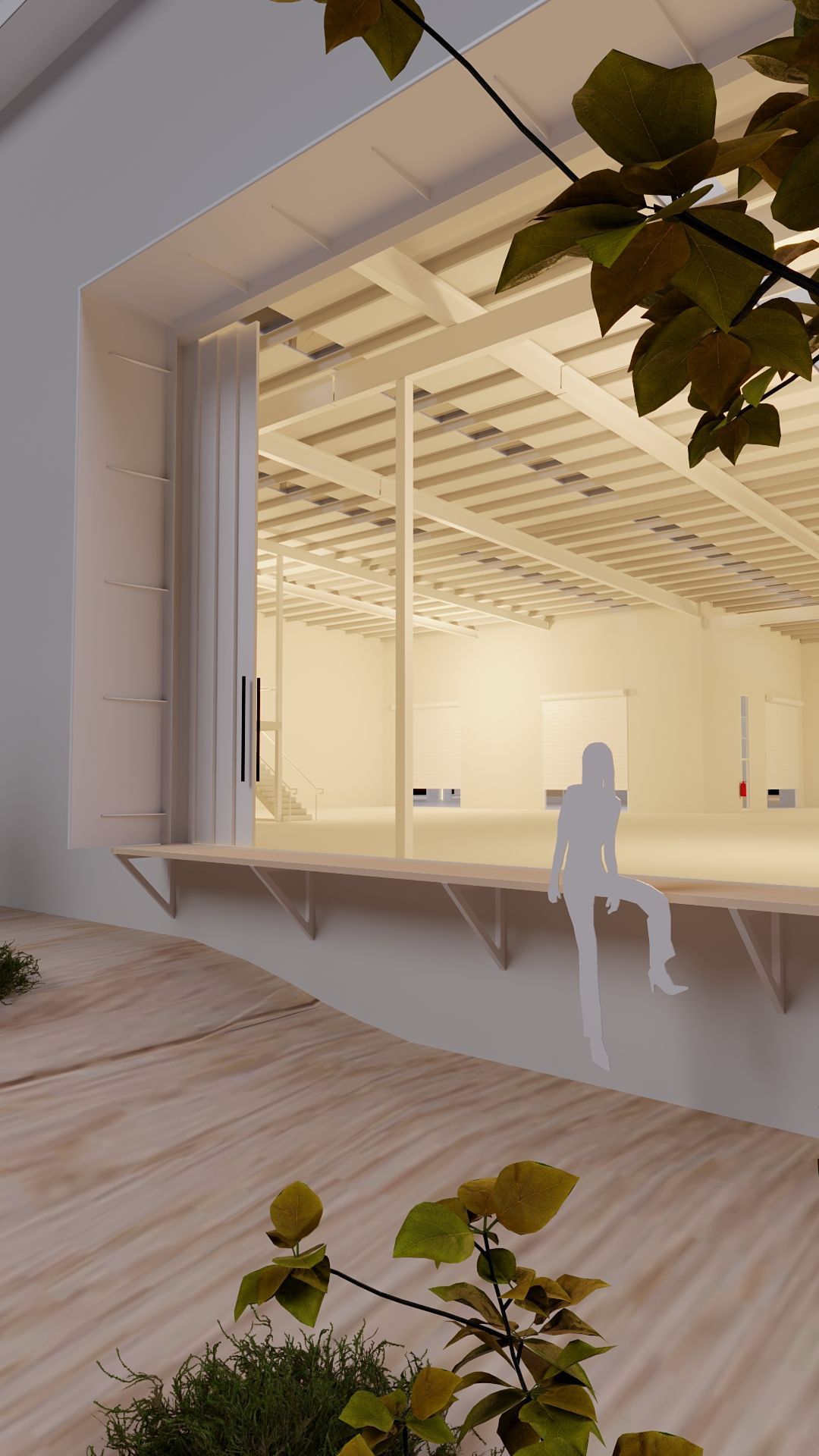 contemporary industrial building design.
