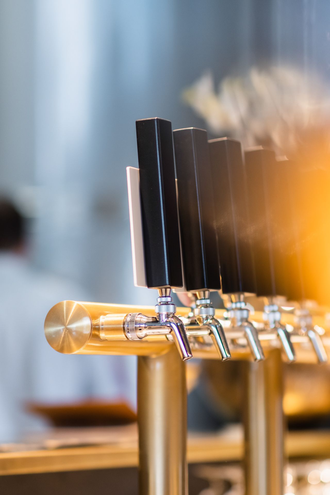 modern brewery equipment interior.