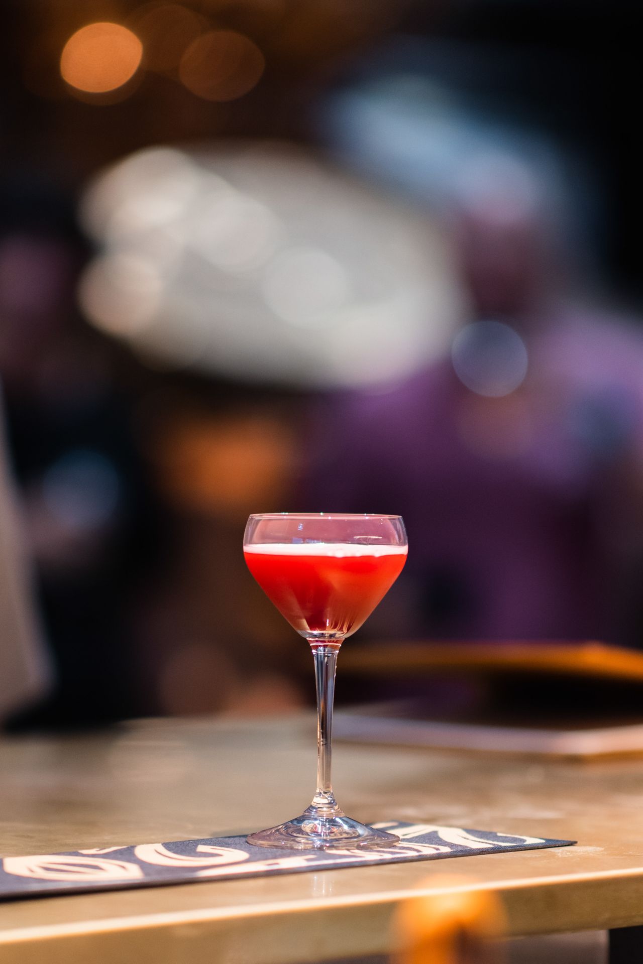 premium cocktail presentation.