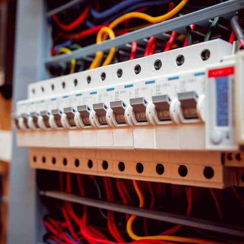 Circuit Breaker Inside Electrical Panel — San Diego, CA — Swinson Electric Circuit Breaker Inside Electrical Panel — San Diego, CA — Swinson Electric