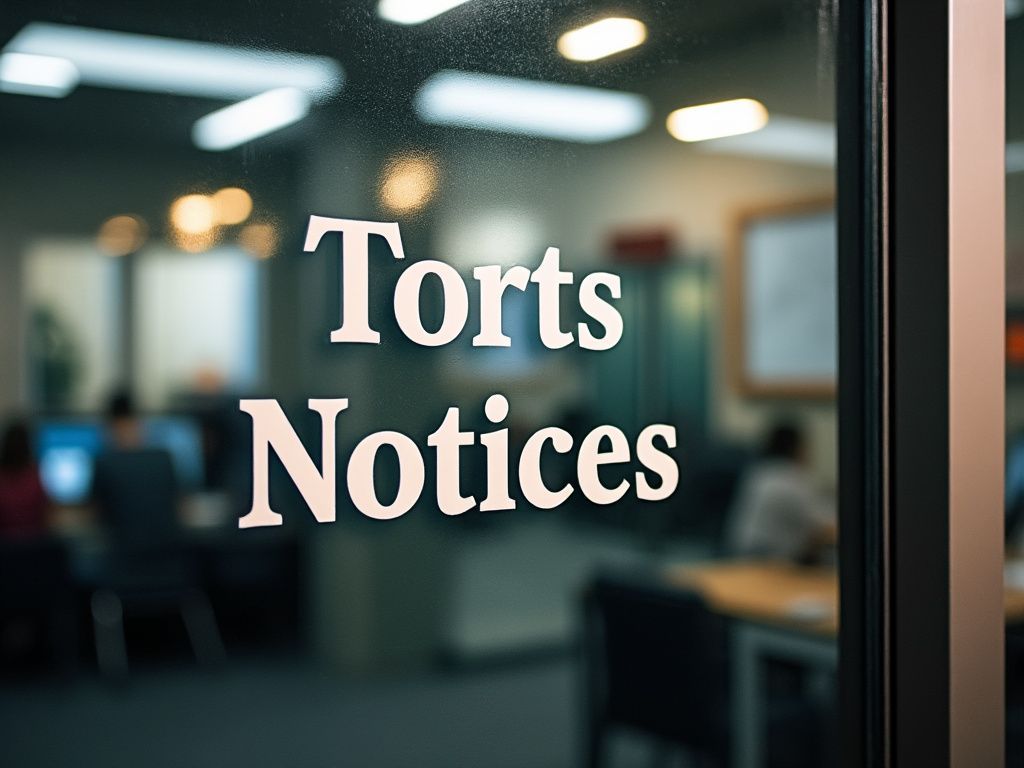 Goods left behind support and Torts Act disposal documentation by UK Bailiffs