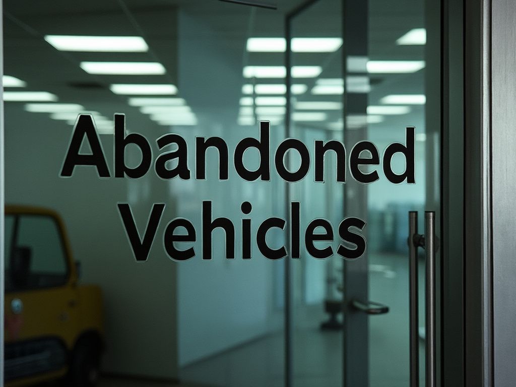 Abandoned vehicle service by UK Bailiffs