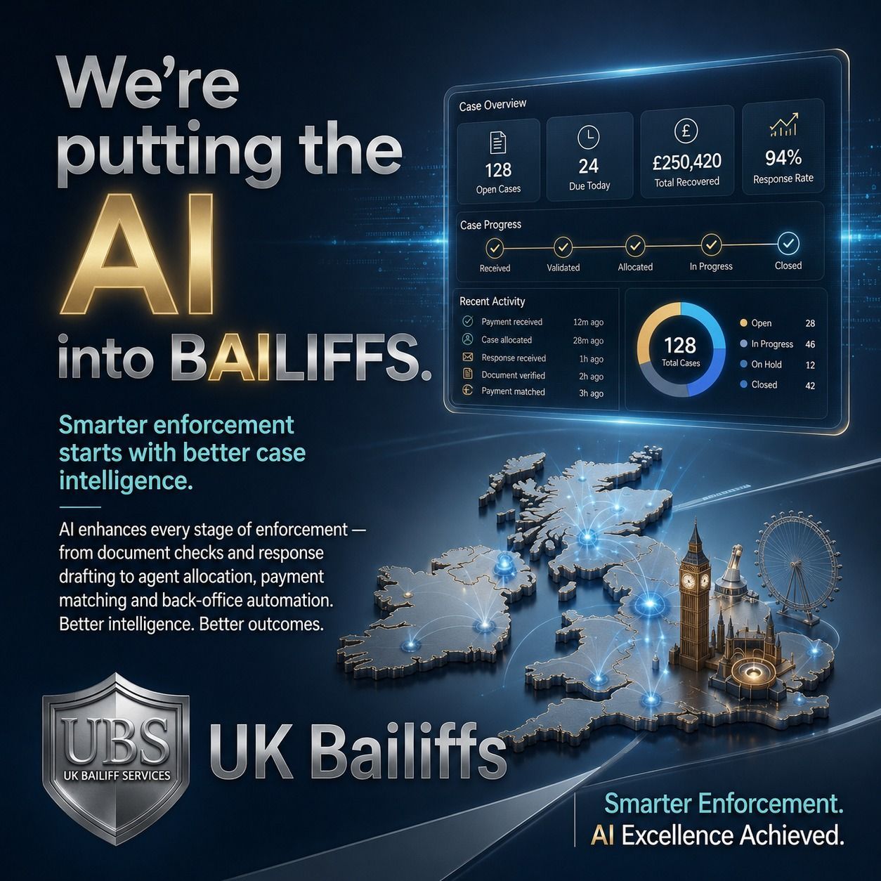 UK Bailiffs AI intake service preview