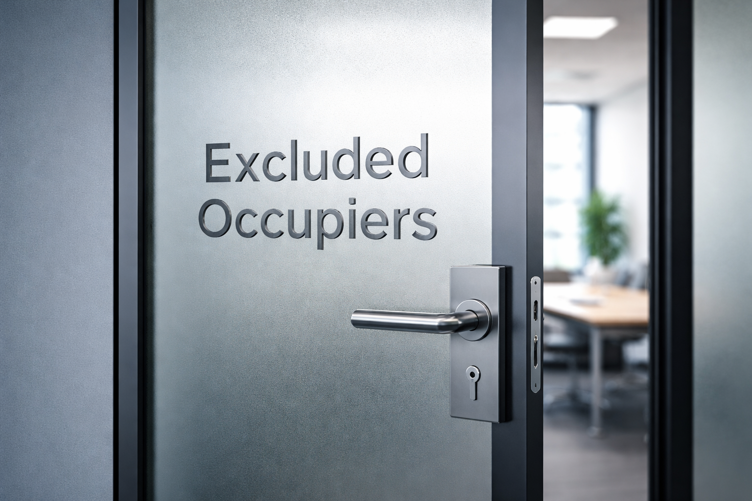 Excluded occupier and temporary housing attendance support by UK Bailiffs