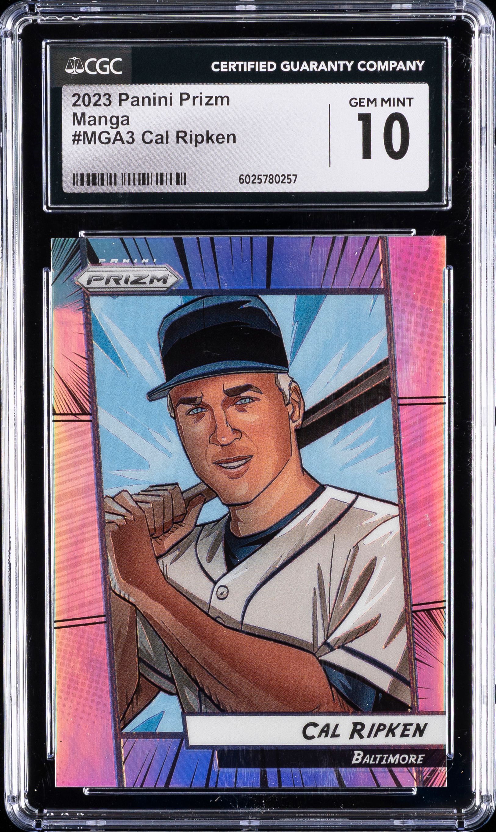 2023 Panini Prizm Manga #MGA3 Cal Ripken Jr. – Super Short Print