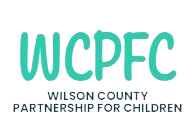 WCPFC text logo: Teal letters atop text reading