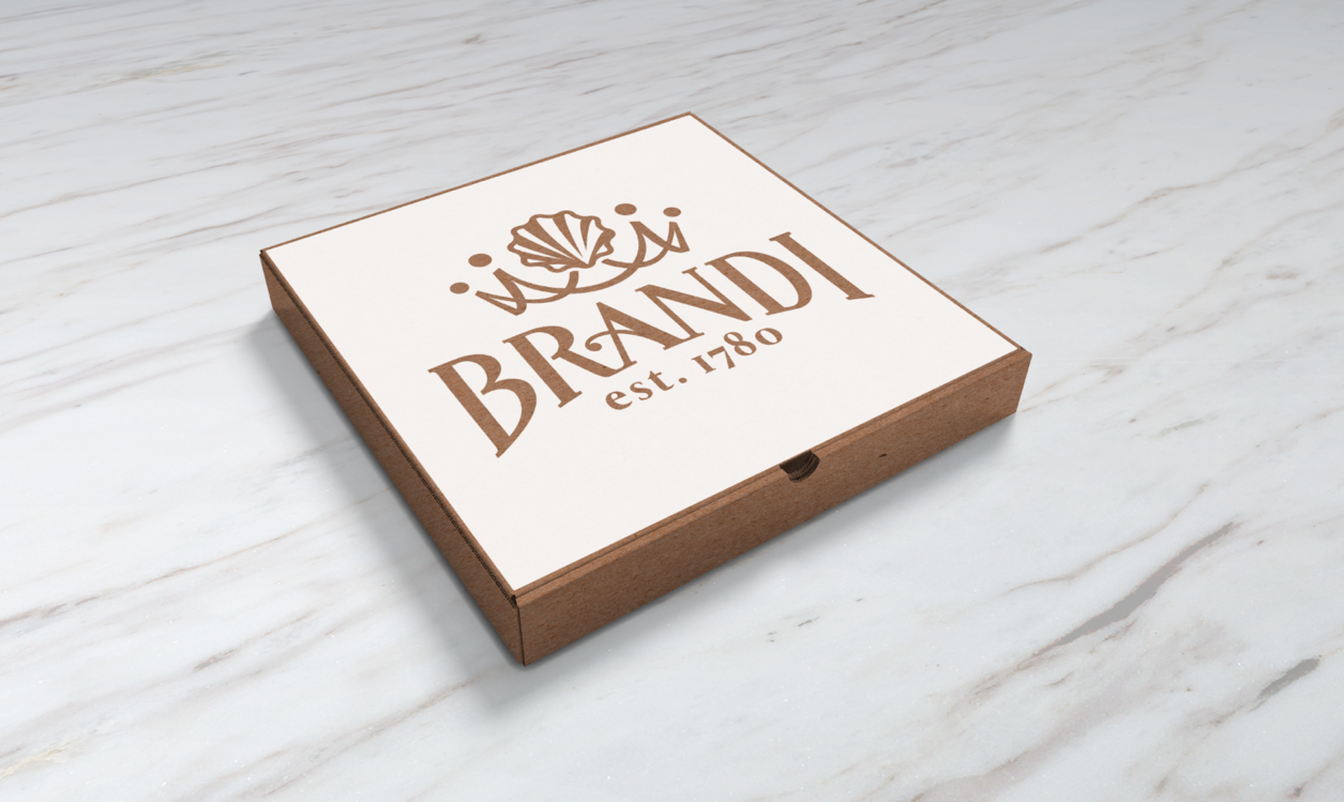 Pizza box with 