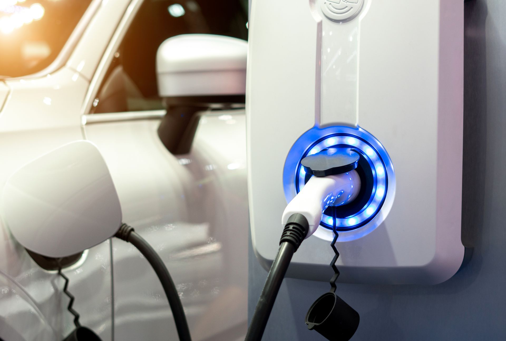 Charging Electric Car