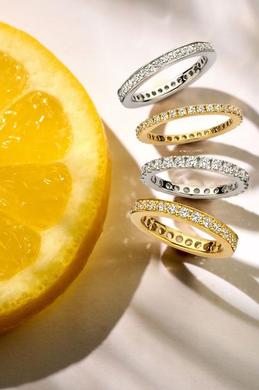 Gouden en zilveren ringen