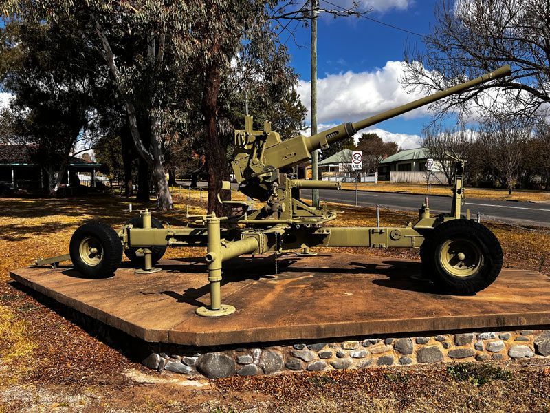 Merrica Anti Aircraft Gun — Merriwa Motor Inn & Motel In Merriwa NSW