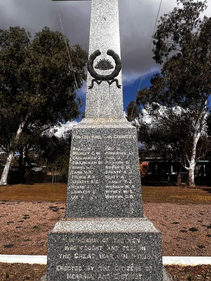 Merriwa War Memorial — Merriwa Motor Inn & Motel In Merriwa NSW