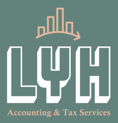 LYH CPA & Associates A logo for lyh accounting and tax services