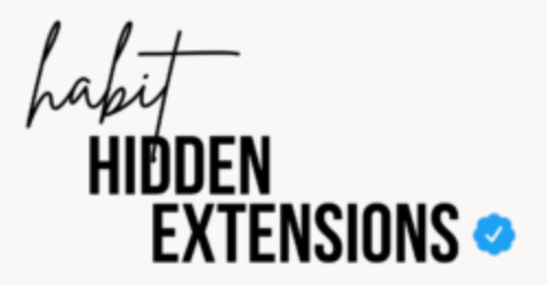 Habit hidden extensions product logo.