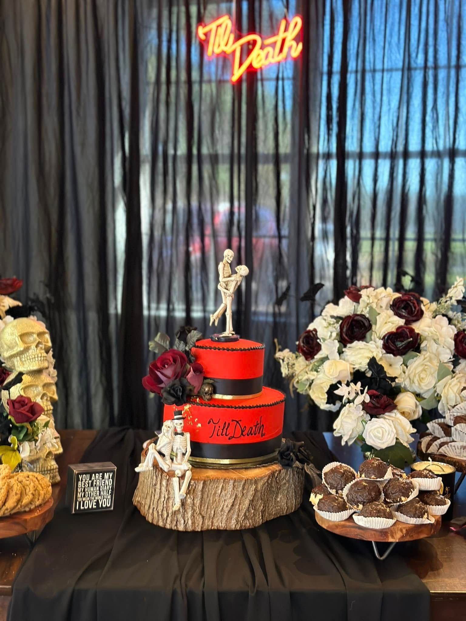wedding cake with 