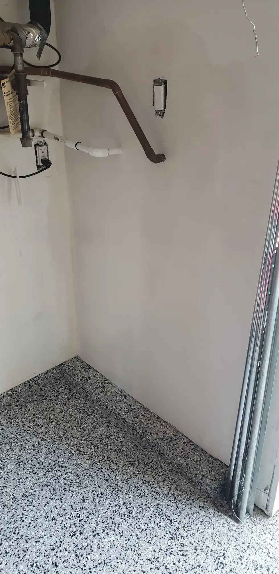 After Drywall Pipe Repair