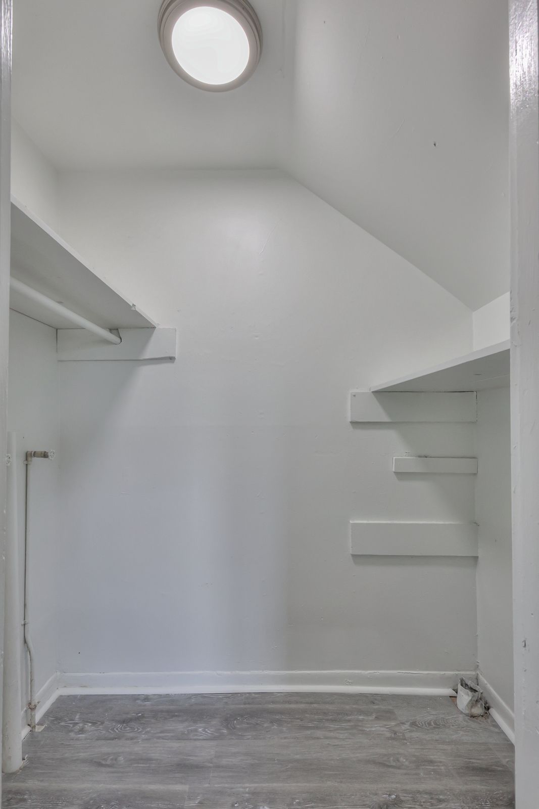 Photo of a walk-in area under the stairs