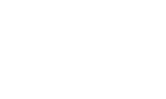 Avery Apartments Logo - White