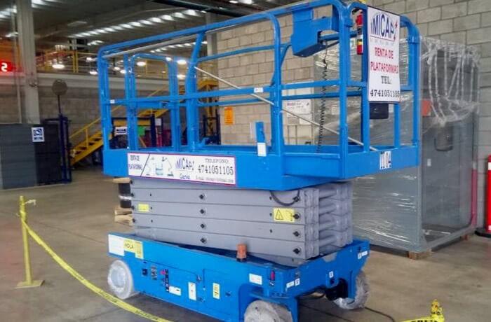 IMICAP DIVISIÓN RENTA PLATAFORMAS DE ELEVACIÓN - TIPO TIJERA ELÉCTRICA