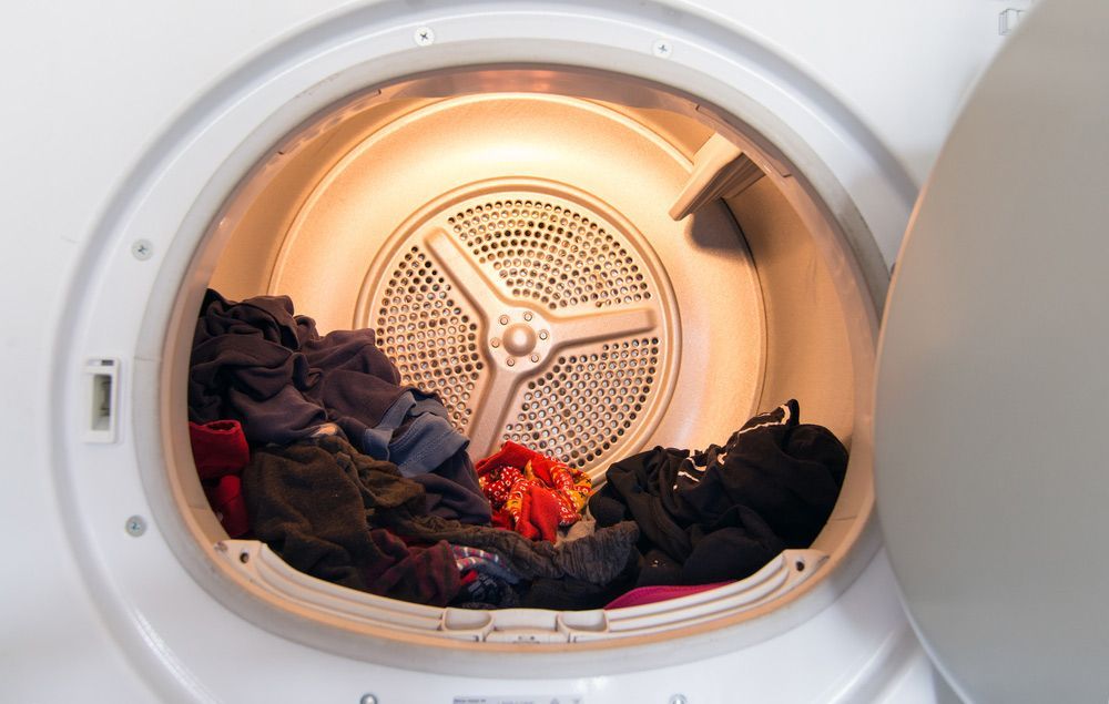 Washing Machine With Clothes Inside — Townsville Electrical and Appliance Repairs In Aitkenvale, QLD