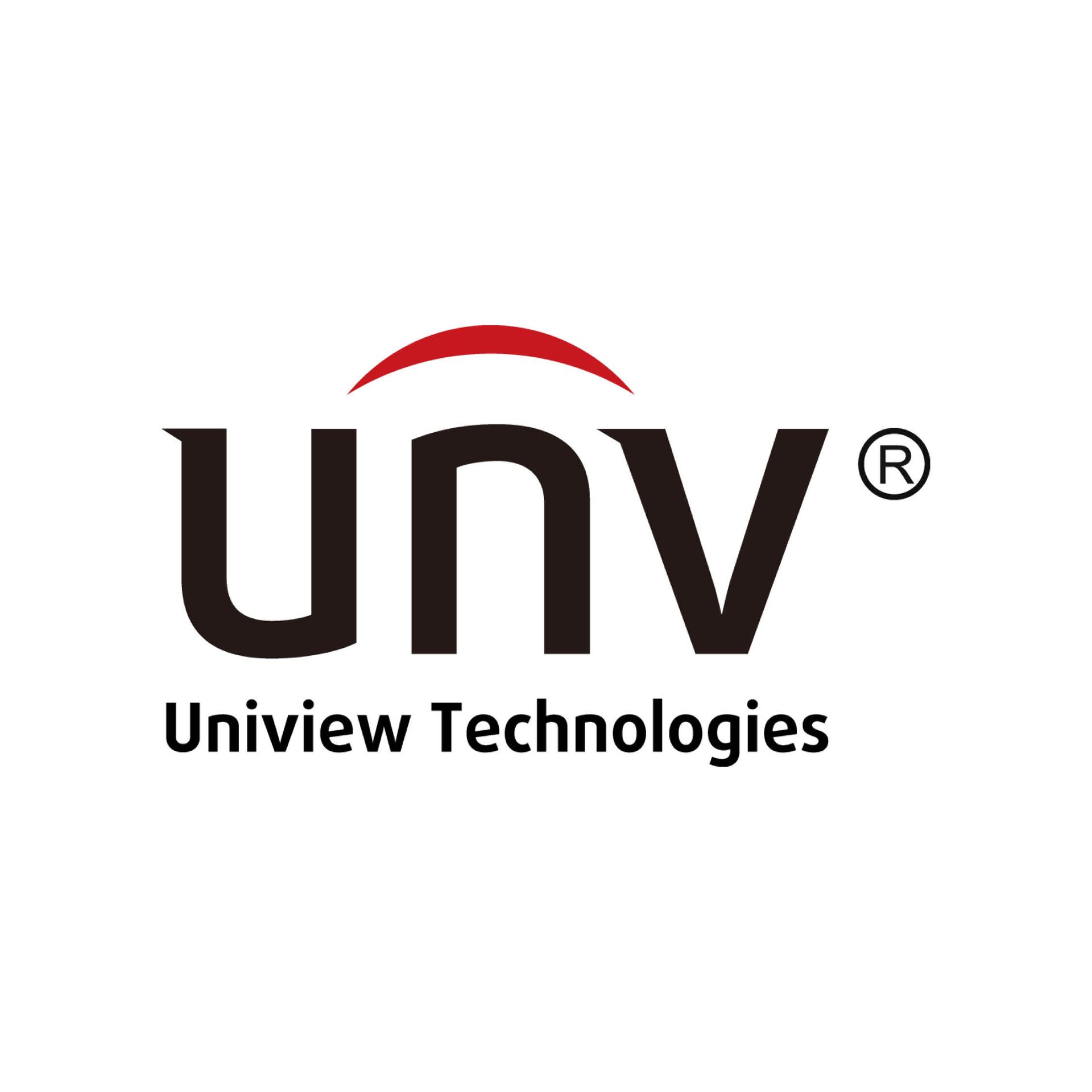The unv uniview technologies logo is on a white background.