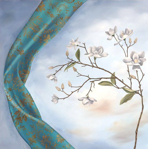 Sky Stones, 2019, 6 inches by 24 inches, oil on panel