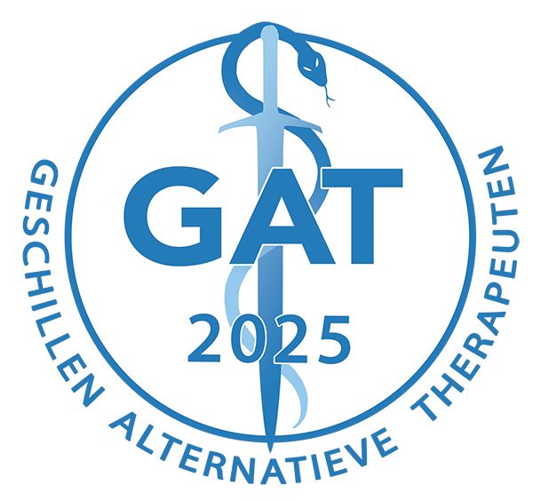 GAT logo: Blue circle with 