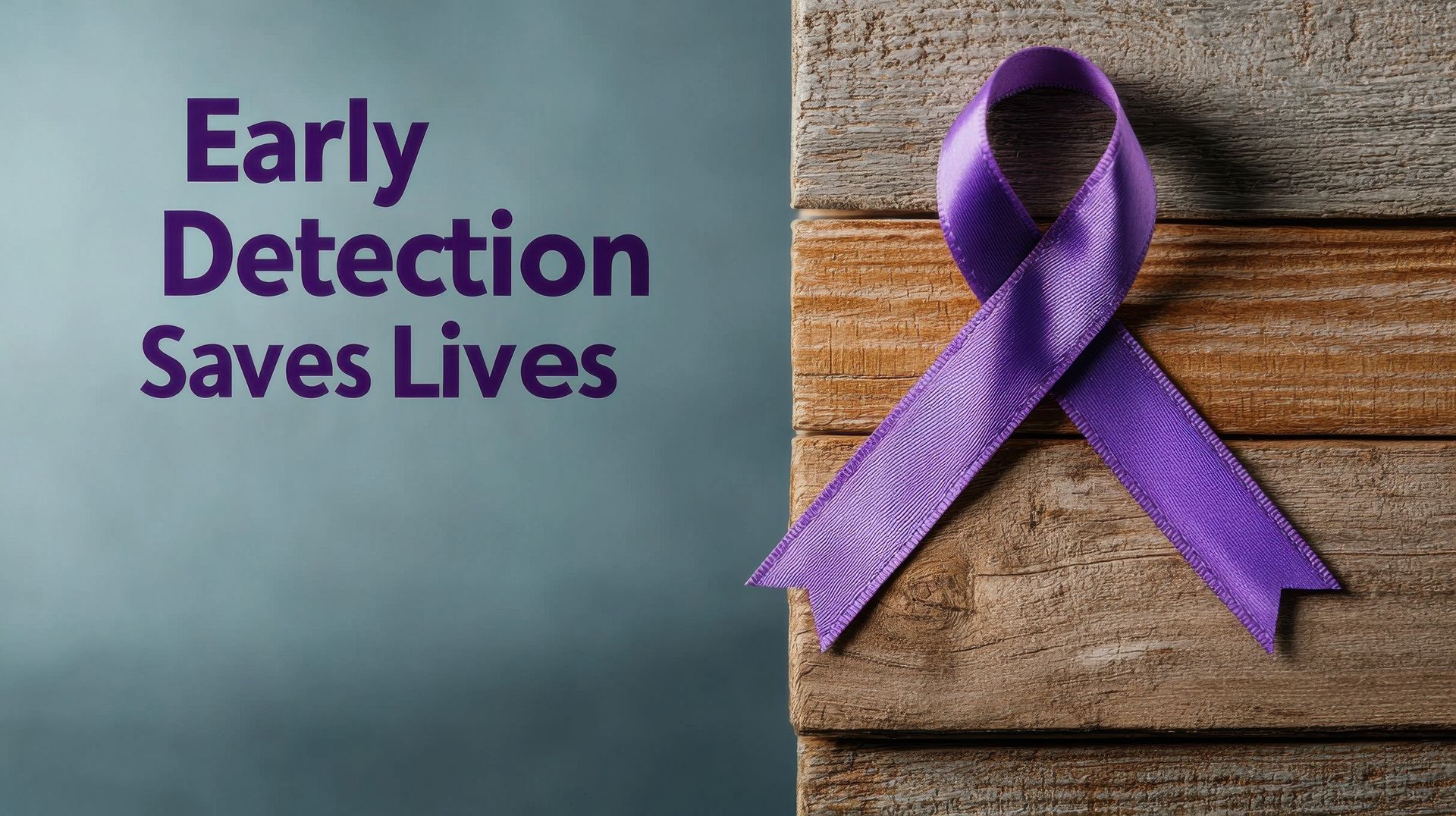 early detection cancer ribbon
