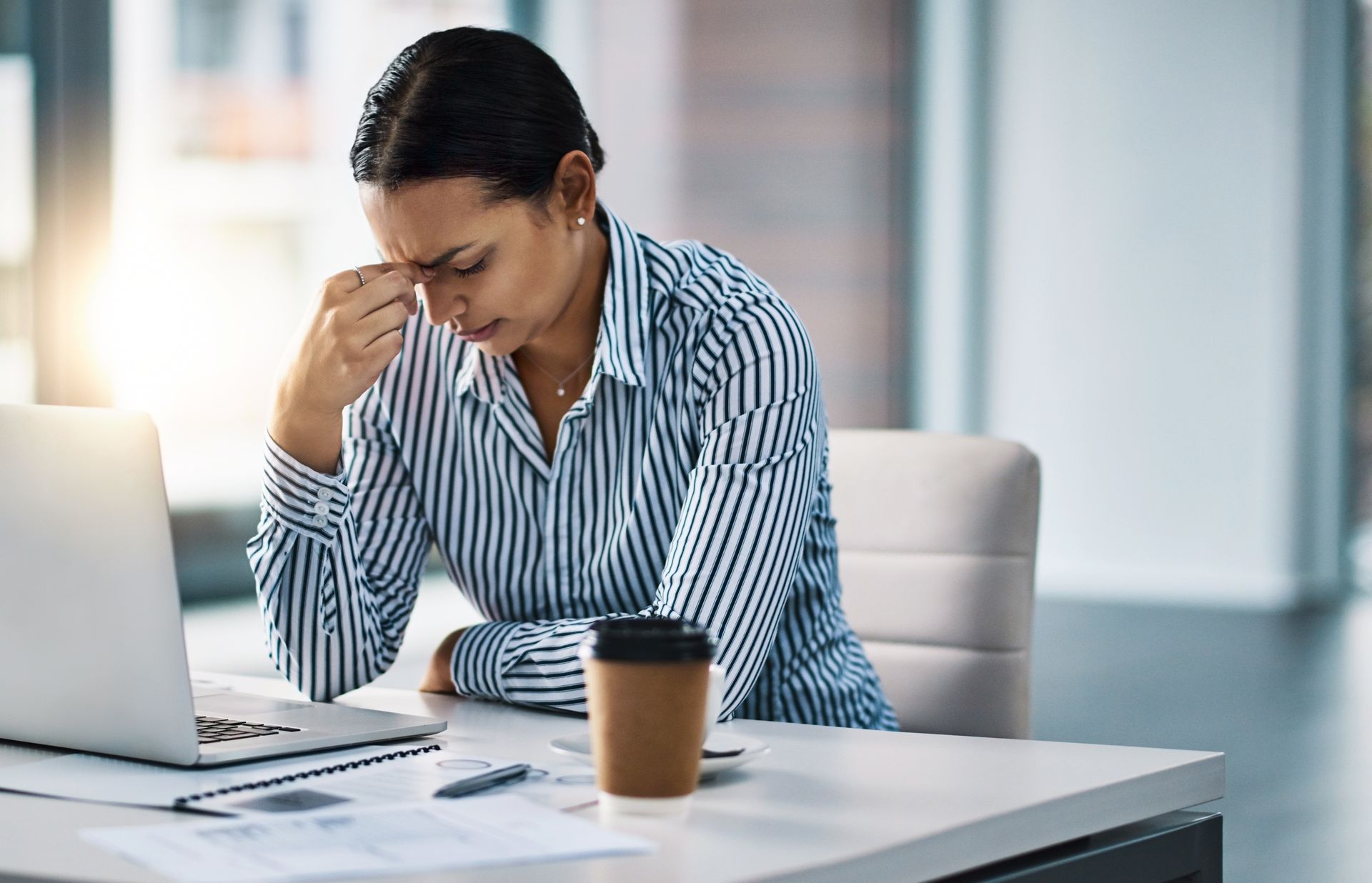 lady managing health and insurance after job loss