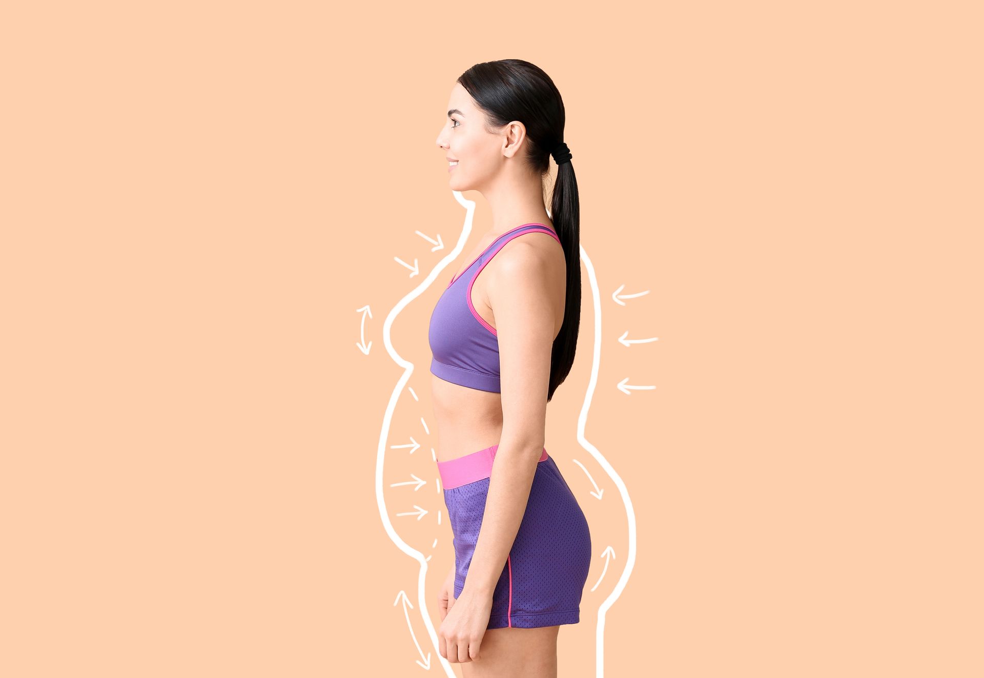 lady safely losing weight