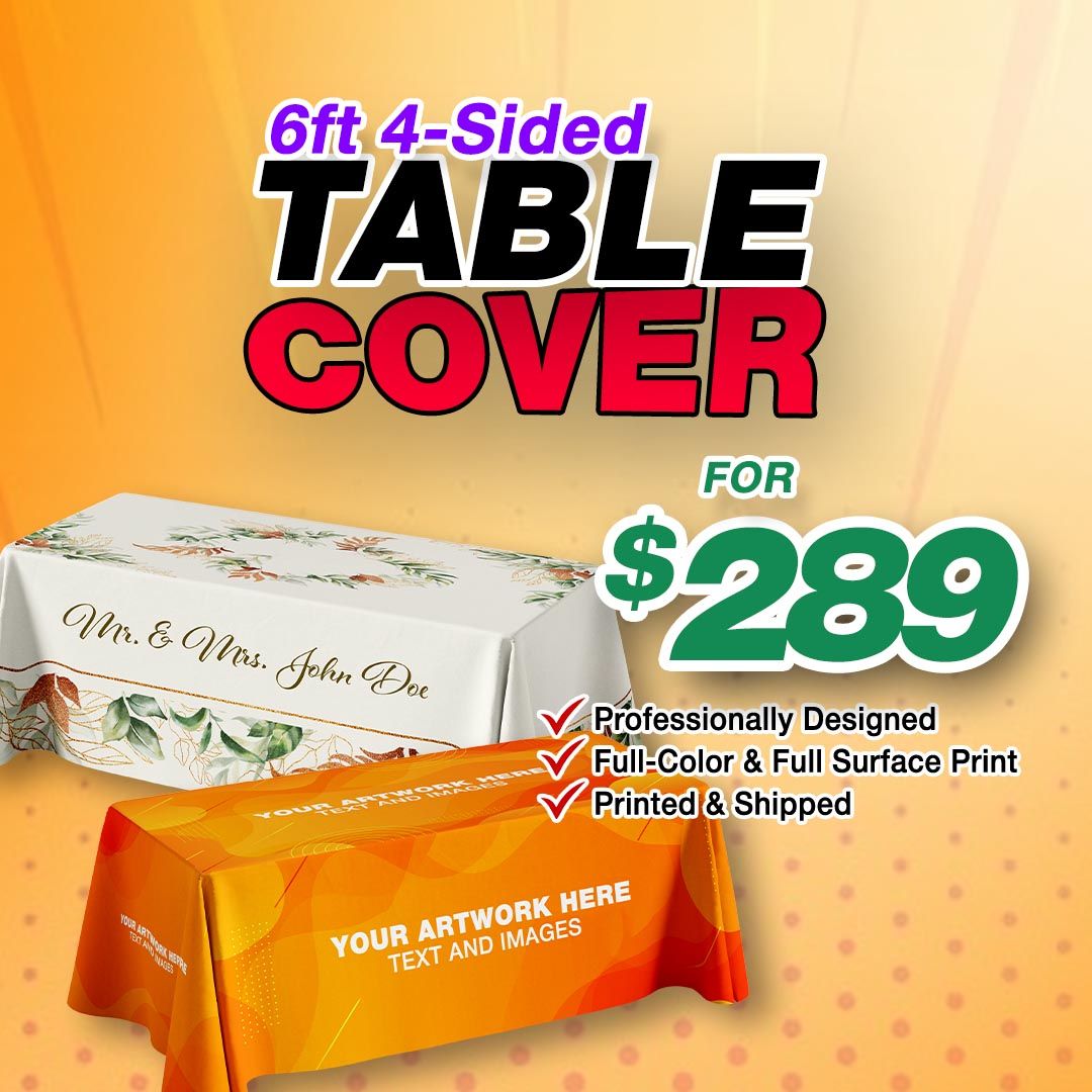 Tablecovers Signage Best Custom Printing Company | Signs, Banners, Tablecloths, Business ...
